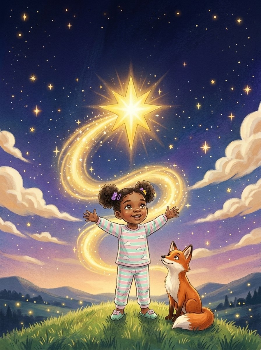 Personalized children's book with child's illustration